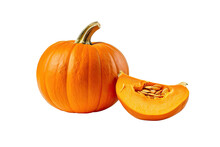 Pumpkin Isolated On Transparent Background. Generative Ai