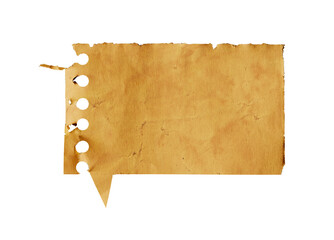 Poster - Old speech text paper texture isolated