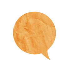 Poster - Vintage speech bubble text with old paper texture