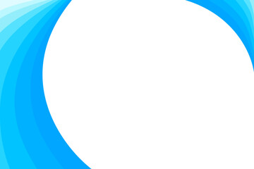 Wall Mural - blue abstract background element border corner frame curve wallpaper presentation education business