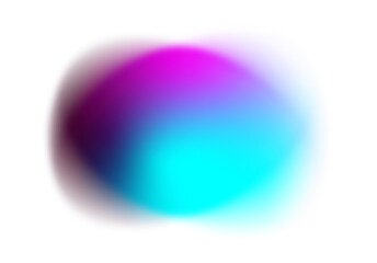Poster - Sphere gradient overlay. Soft light leak element