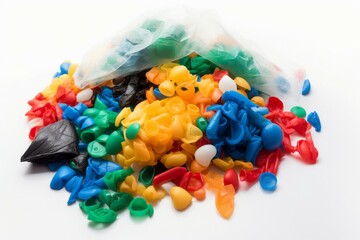 Poster - Plastic garbage. Generate Ai