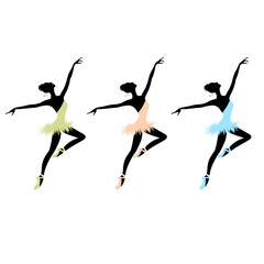 Sticker - Ballet dancers for your design