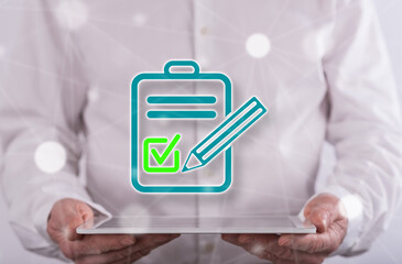 Wall Mural - Concept of document validation