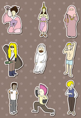 Sticker - people stickers