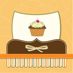 Sticker - Birthday cupcake