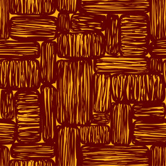 Poster - Vector seamless pattern. modern stylish texture. endless abstract background