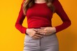 © nadunprabodana - Woman showing her slim waist. Beautiful slim woman body. Generative AI