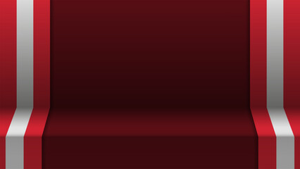 Fototapete - 3d background with flag of Austria