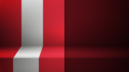 Fototapete - 3d background with flag of Austria