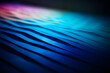 © ADDICTIVE STOCK - Generative AI illustration of abstract background with glowing blue wavy lines shining in darkness