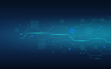 Dark blue background, electronic technology concept, board, eps 10