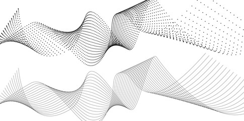 Poster - soft rainbow color. linear dotted background. design elements. curve lines. guilloche. the protectiv