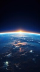 earth and sun wallpaper photo of earth in space
