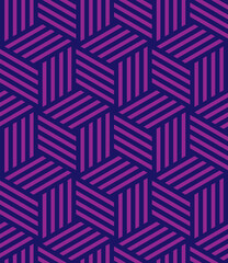 Poster - Abstract repeating seamless geometric pattern