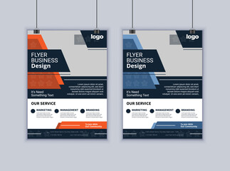 Digital marketing agency flyer design vector template