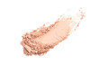 © Anna - Smear of broken eye shadow or face powder isolated on white background.