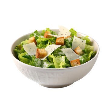 Wall Mural -  - Caesar salad isolated on transparent background
