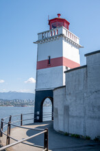 Brockton Point Lighthouse In Stanley Park, Vancouver Canada