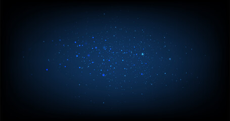 Wall Mural - abstract blue background with stars