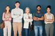 © M Einero/peopleimages.com - Hiring, team and portrait of business people for job interview, vacancy and career opportunity in office. Corporate, diversity and men and women candidates for hr meeting, recruitment and employment