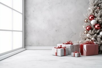 Poster - Christmas day background. Generate Ai