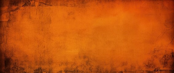 Wall Mural - Orange grungy rough textured background. Generative AI