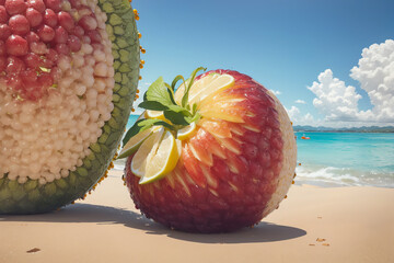 Fruit, healthy, ripe, juicy, refreshing, colorful, natural, organic, summer, tropical