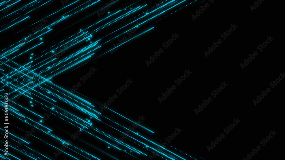 Digital illustrations of futuristic tech grid line and circuit on blue ...