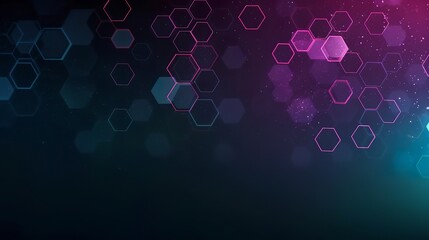 Wall Mural - Abstract background with hexagonal shapes, Generative AI