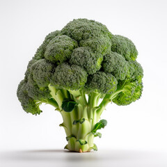 Wall Mural - Broccoli isolated in white background