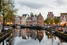 Landscape Of The City Of Leiden, Netherlands