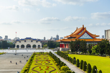 Wall Mural - National Concert Hall in Chiang Kai shek Memorial Hall in Taipei of Taiwan