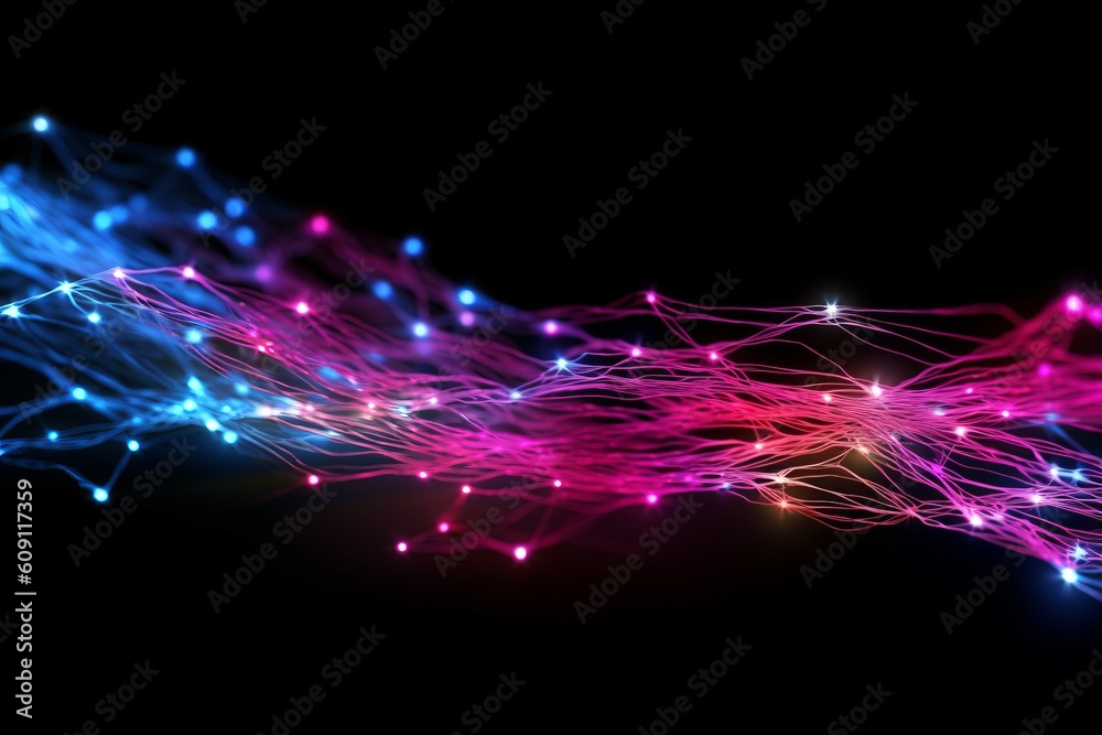 Abstract Transmission Line Abstract futuristic, Network connection fiber optic, Transmission line ...