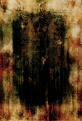 Poster - A brown abstract background in the gothic style