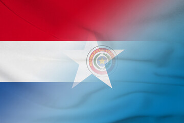 Paraguay and Somalia national flag transborder relations SOM PRY