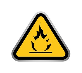 Oxidizing Hazard Symbol