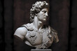 Alexander the Great of Macedon, ancient king, son of Phillip II. Generative AI.
