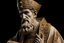 Augustine Of Hippo, Saint Augustine, Philosopher And Theologian. Generative AI.
