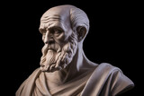 Fototapeta Do akwarium - Hippocrates, Greek physician, considered an important figure in the history of medicine. Generative AI.
