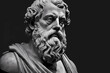 Plate, ancient Greek philosopher from Athens. Generative AI.