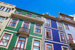 Colorful facades in Porto, Portugal