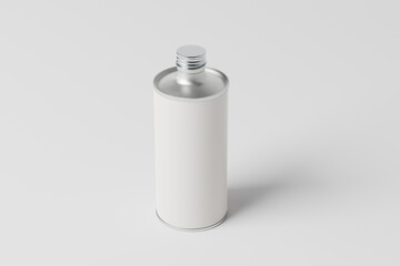 Wall Mural -  aluminum paint can mockup