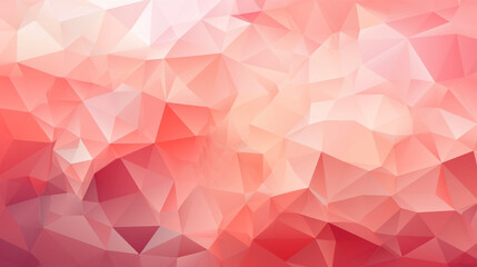 Triangular design with gradient background, pale red
