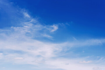 Wall Mural - blue sky with clouds many beautiful white
