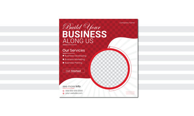 Wall Mural - creative Editable minimal square banner template. color background with stripe line shape. Suitable for social media post and web internet ads.
