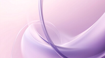 abstract background with smooth lines in pastel pink and purple colors, Generative Ai