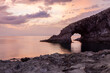 Pantelleria, alba all'arco dell'Elefante