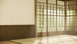 © Interior Design - Nihon room design interior with door paper and wall room japanese style.
