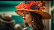 © neirfy - woman in hat at ascot racecourse
